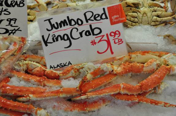 Pike Public Market, em Seattle, no estado de Washington, nos Estados Unidos